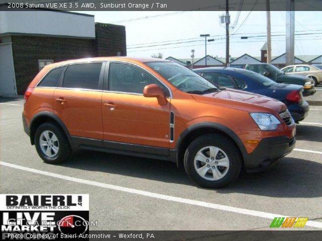 2008 Saturn VUE XE 3.5 AWD in Sunburst Orange