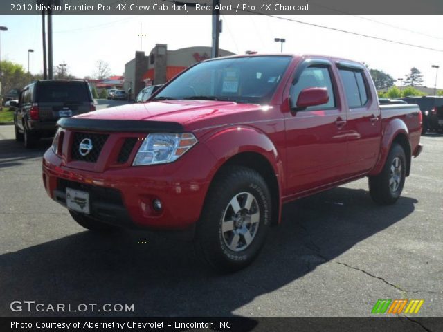 2010 Nissan Frontier Pro-4X Crew Cab 4x4 in Red Alert