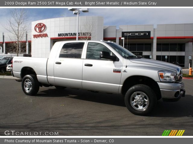 2009 Dodge Ram 2500 SXT Mega Cab 4x4 in Bright Silver Metallic