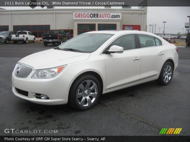2011 Buick LaCrosse CXL in White Diamond Tricoat