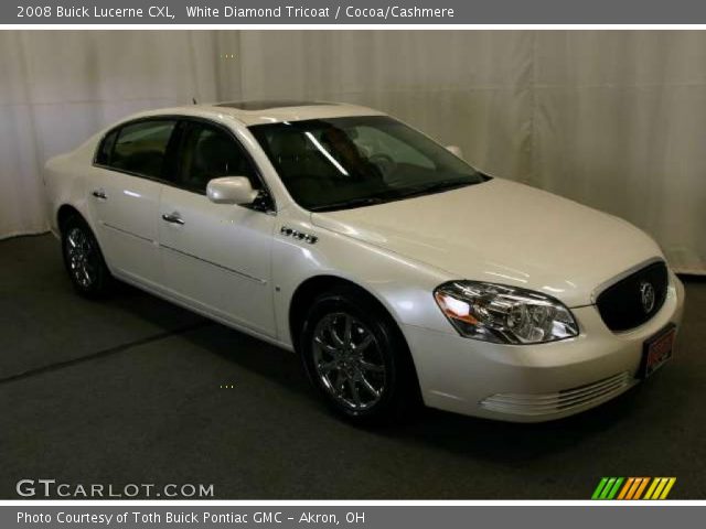2008 Buick Lucerne CXL in White Diamond Tricoat