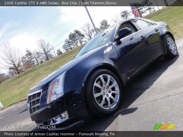 2008 Cadillac CTS 4 AWD Sedan in Blue Chip