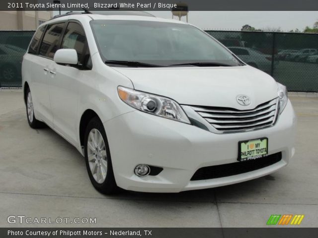 2011 Toyota Sienna Limited in Blizzard White Pearl