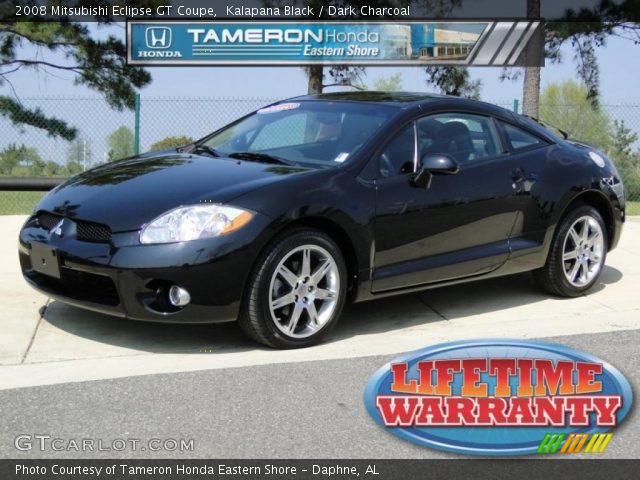 2008 Mitsubishi Eclipse GT Coupe in Kalapana Black