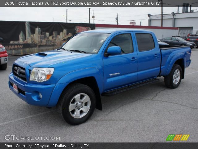 2008 Toyota Tacoma V6 TRD Sport Double Cab 4x4 in Speedway Blue