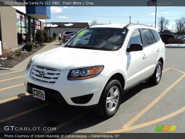 2010 Hyundai Santa Fe GLS 4WD in Pearl White