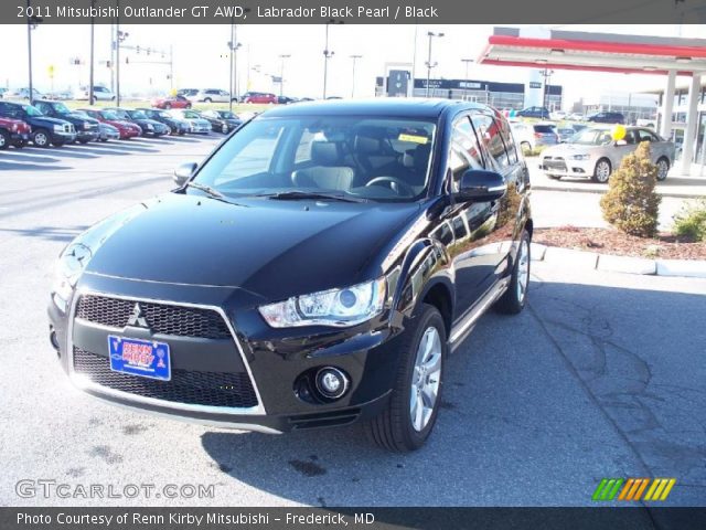 2011 Mitsubishi Outlander GT AWD in Labrador Black Pearl