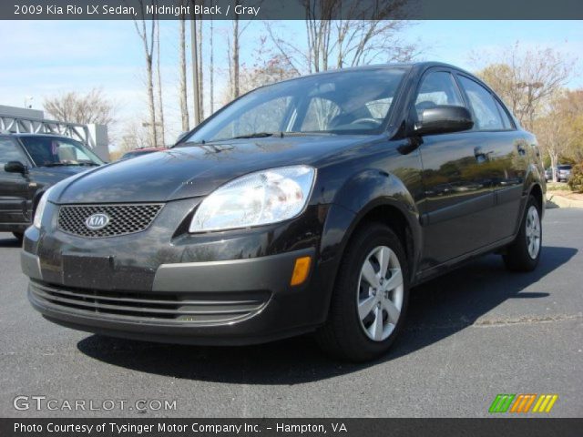 2009 Kia Rio LX Sedan in Midnight Black