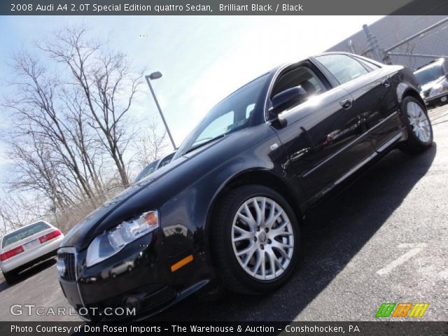 2008 Audi A4 2.0T Special Edition quattro Sedan in Brilliant Black