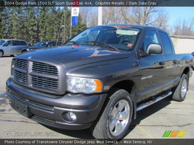 2004 Dodge Ram 1500 SLT Sport Quad Cab 4x4 in Graphite Metallic