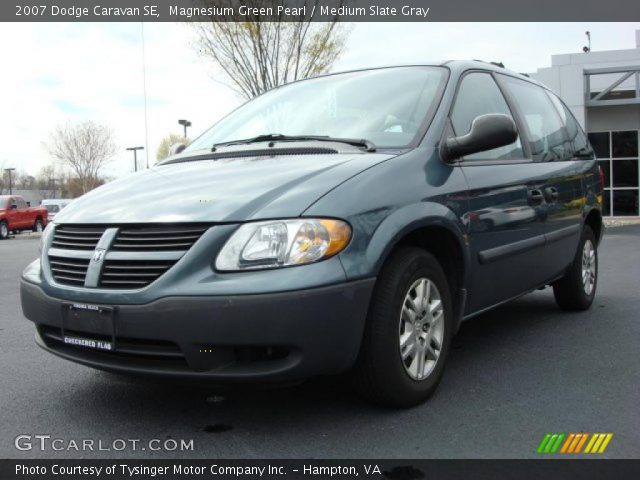 2007 Dodge Caravan SE in Magnesium Green Pearl