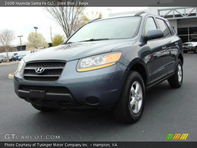 2008 Hyundai Santa Fe GLS in Slate Blue
