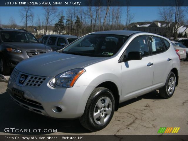 2010 Nissan Rogue S AWD in Silver Ice