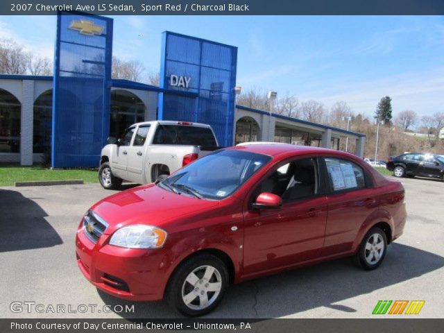 2007 Chevrolet Aveo LS Sedan in Sport Red