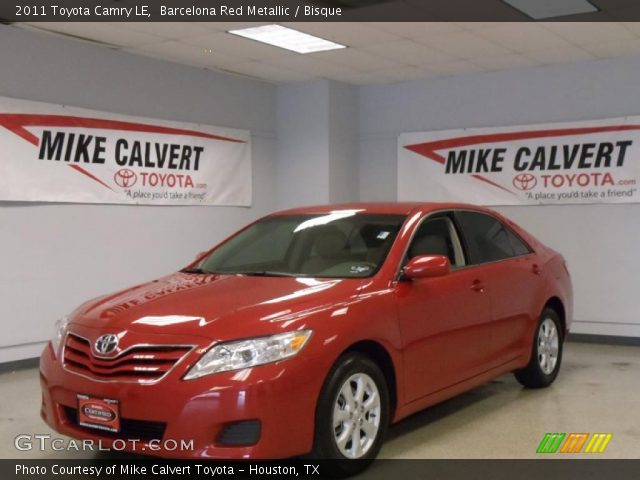 2011 Toyota Camry LE in Barcelona Red Metallic