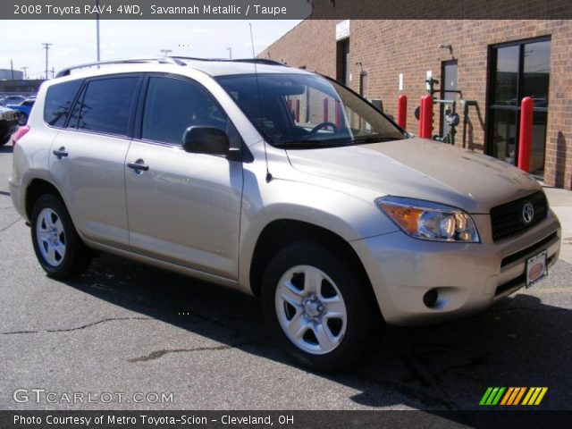2008 Toyota RAV4 4WD in Savannah Metallic