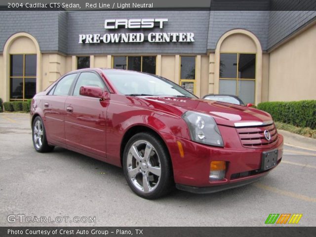 2004 Cadillac CTS Sedan in Red Line