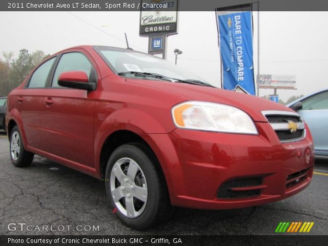 2011 Chevrolet Aveo LT Sedan in Sport Red