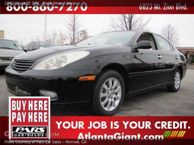 2003 Lexus ES 300 in Black Onyx