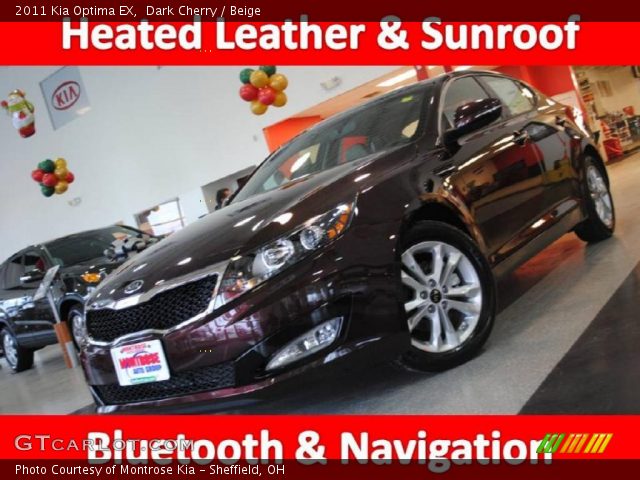 2011 Kia Optima EX in Dark Cherry