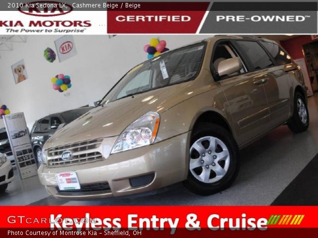 2010 Kia Sedona LX in Cashmere Beige