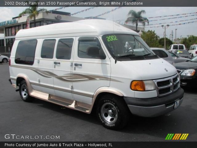 2002 Dodge Ram Van 1500 Passenger Conversion in Bright White