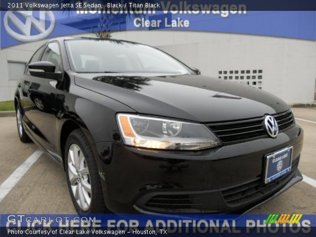2011 Volkswagen Jetta SE Sedan in Black