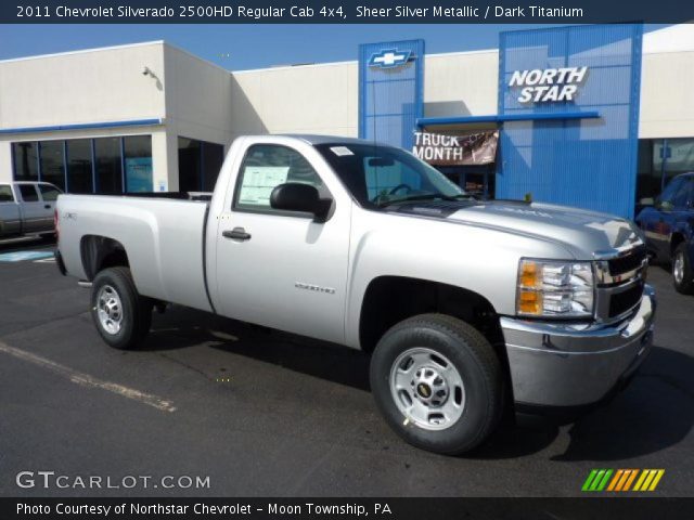 2011 Chevrolet Silverado 2500HD Regular Cab 4x4 in Sheer Silver Metallic