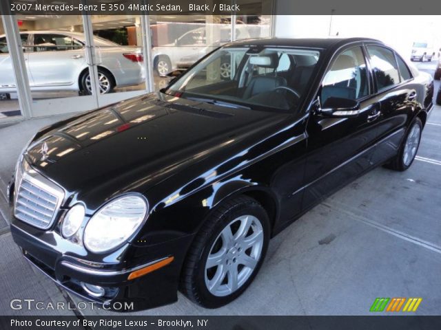 2007 Mercedes-Benz E 350 4Matic Sedan in Black