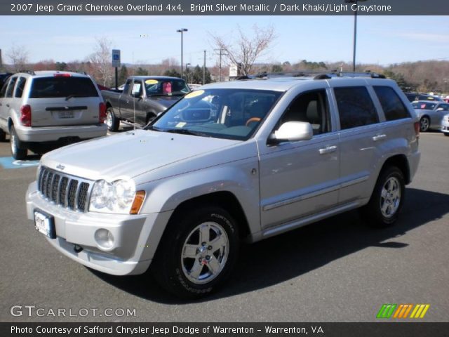 2007 Jeep Grand Cherokee Overland 4x4 in Bright Silver Metallic