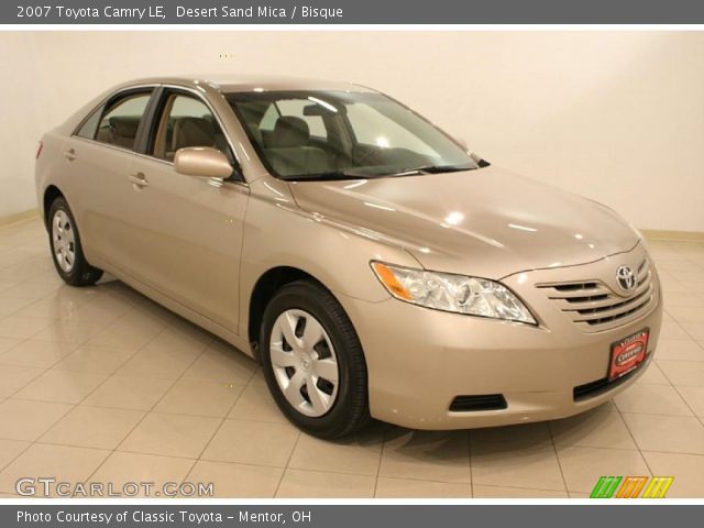 2007 Toyota Camry LE in Desert Sand Mica