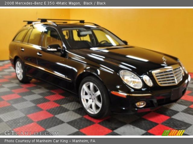 2008 Mercedes-Benz E 350 4Matic Wagon in Black