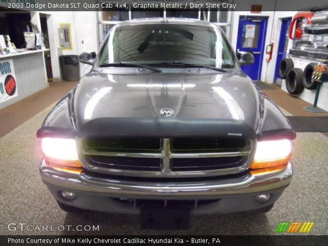 2003 Dodge Dakota SLT Quad Cab 4x4 in Graphite Metallic