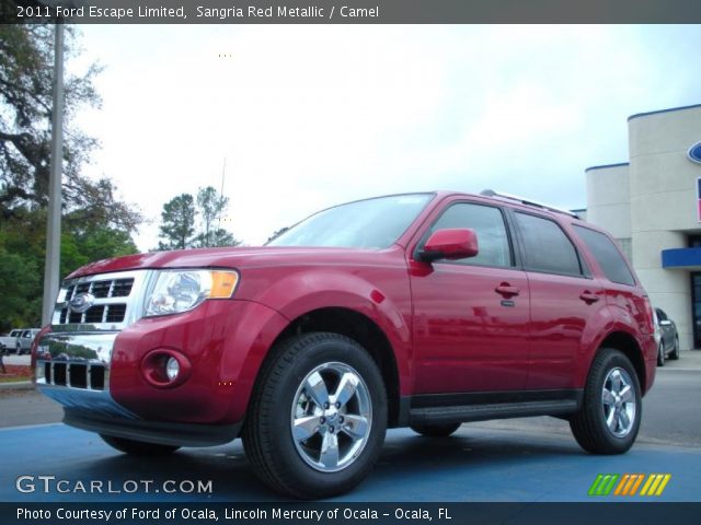 2011 Ford Escape Limited in Sangria Red Metallic