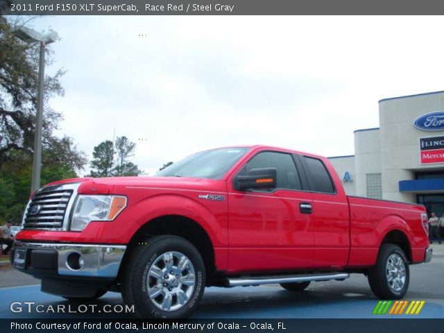 2011 Ford F150 XLT SuperCab in Race Red
