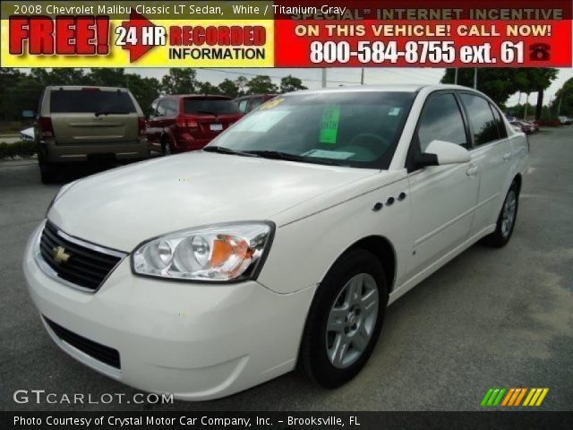 2008 Chevrolet Malibu Classic LT Sedan in White