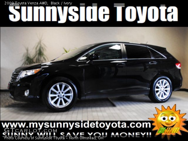 2009 Toyota Venza AWD in Black