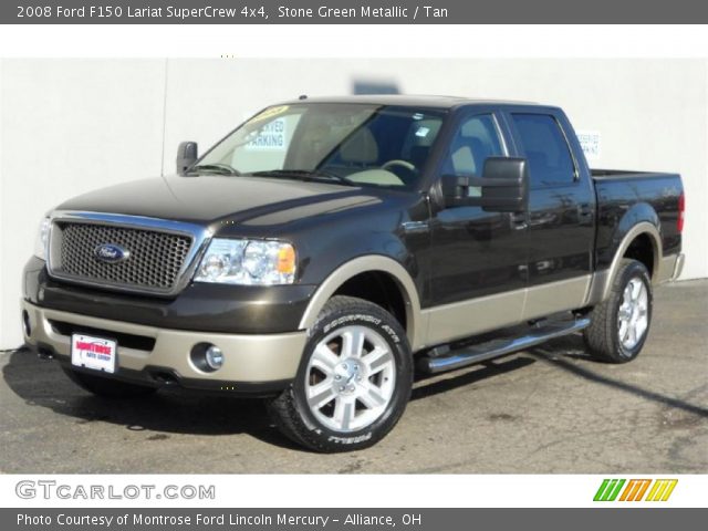 2008 Ford F150 Lariat SuperCrew 4x4 in Stone Green Metallic