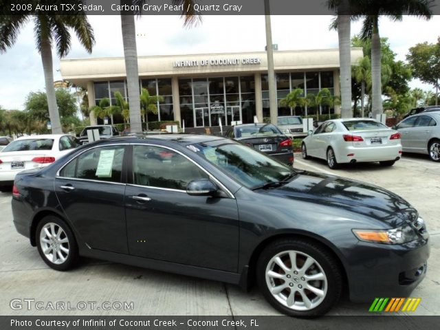 2008 Acura TSX Sedan in Carbon Gray Pearl