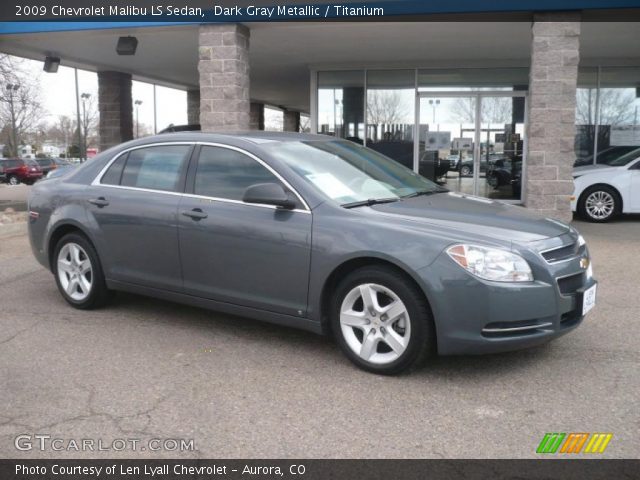 2009 Chevrolet Malibu LS Sedan in Dark Gray Metallic