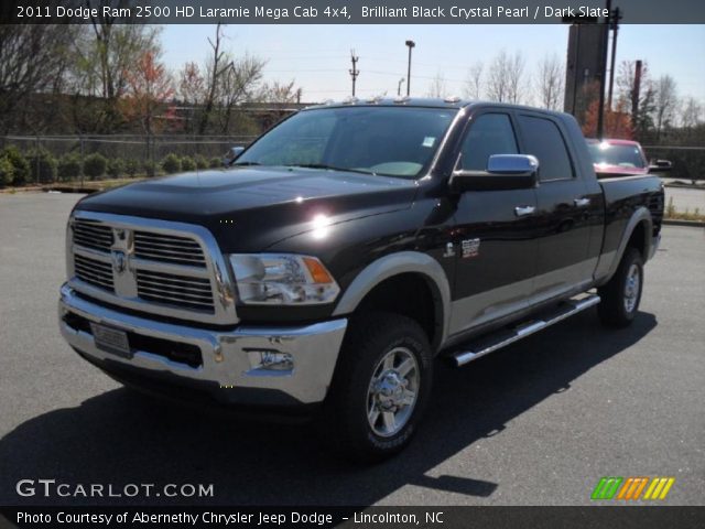 2011 Dodge Ram 2500 HD Laramie Mega Cab 4x4 in Brilliant Black Crystal Pearl