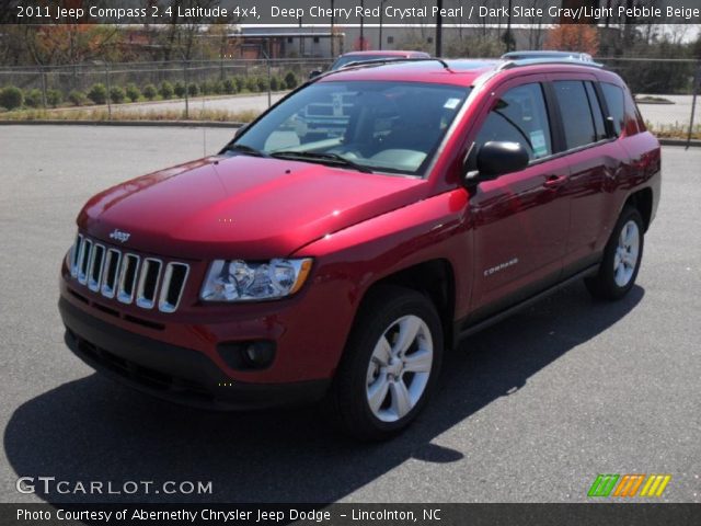 2011 Jeep Compass 2.4 Latitude 4x4 in Deep Cherry Red Crystal Pearl