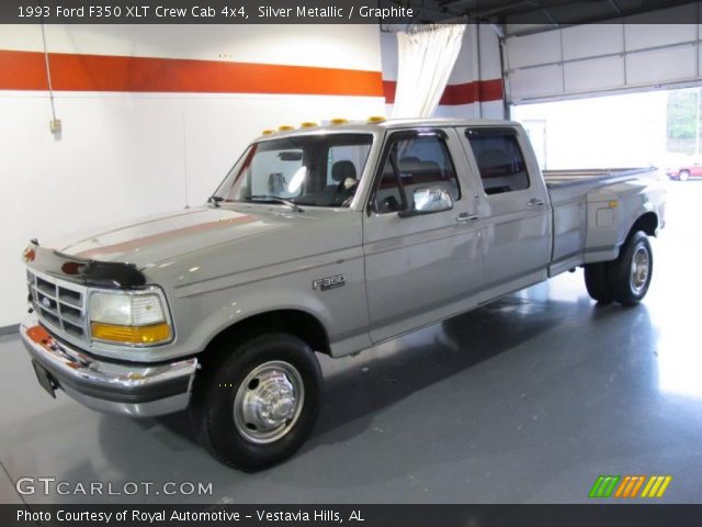 1993 Ford F350 XLT Crew Cab 4x4 in Silver Metallic