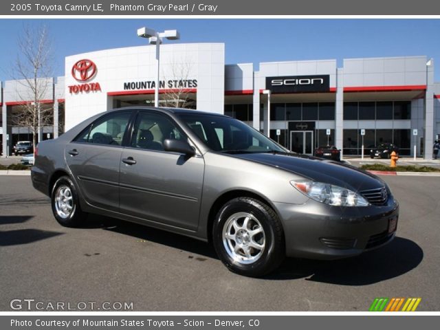 2005 Toyota Camry LE in Phantom Gray Pearl