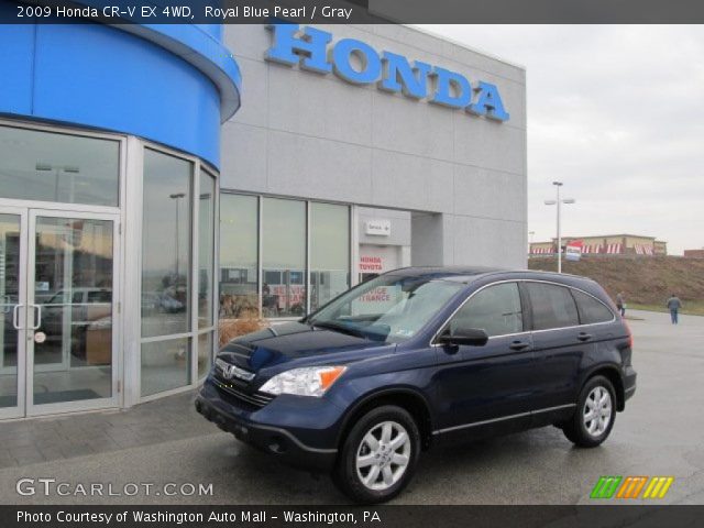 2009 Honda CR-V EX 4WD in Royal Blue Pearl