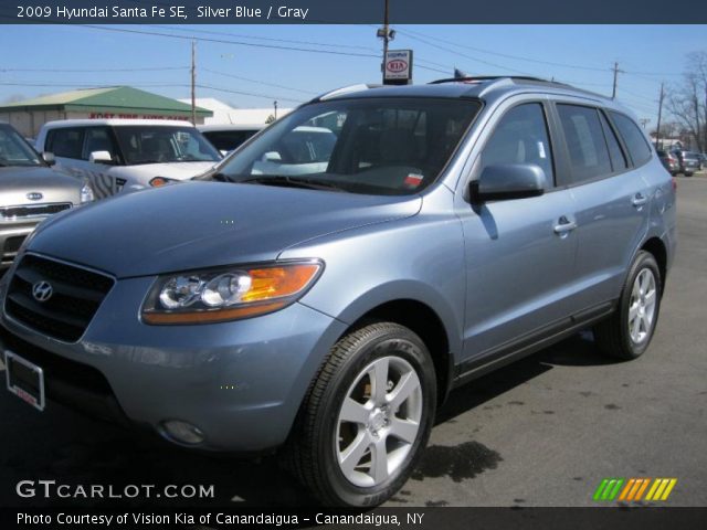 2009 Hyundai Santa Fe SE in Silver Blue