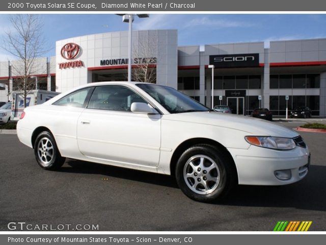 2000 Toyota Solara SE Coupe in Diamond White Pearl