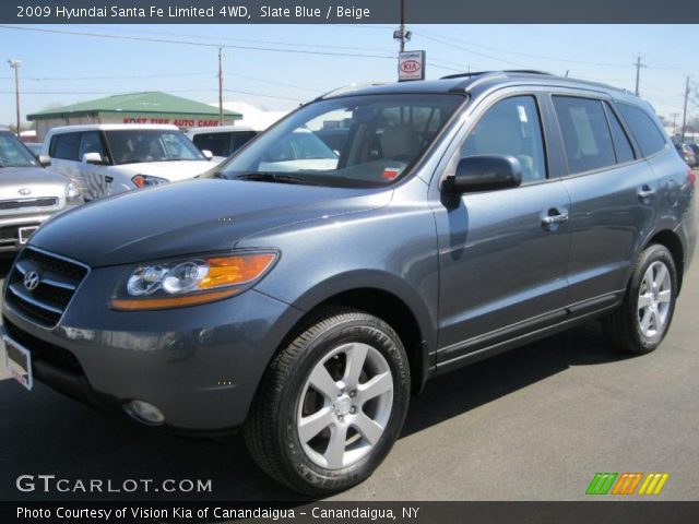 2009 Hyundai Santa Fe Limited 4WD in Slate Blue