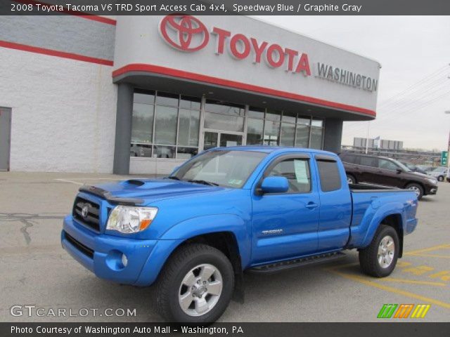 2008 Toyota Tacoma V6 TRD Sport Access Cab 4x4 in Speedway Blue