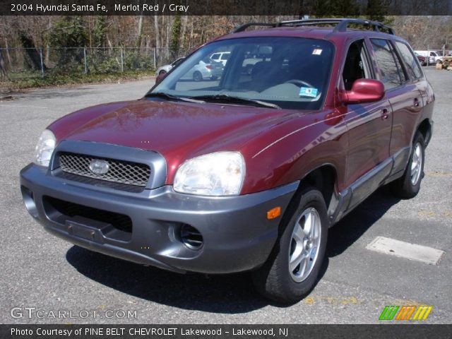2004 Hyundai Santa Fe  in Merlot Red